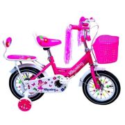 Bicicleta copii, nr. 14, roz inchis