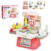 Bucatarie + accesorii, cu lumina si sunet, 34.5x18x32, 35 piese