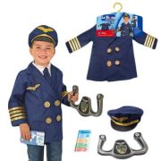 Costum Pilot, cu accesorii