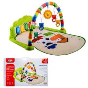 Covoras de joaca + pian cu baterii, pentru bebelusi, 77x60x38 cm