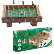 Masa de fotbal, din lemn, 60. 5x30. 5x18. 5 cm