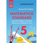 MATEMATICA STANDARD clasa a 5-a. Aritmetica, algebra, geometrie. Partea 2 - George-Florin Serban
