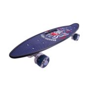 Placa skateboard cu roti silicon, led, negru