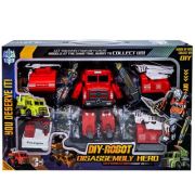 Robot transformabil in masina de pompieri