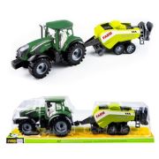 Tractor + balotiera, frictiune