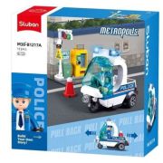 Set de constructie Metropolis, 113 piese, Patrula politiei, Sluban