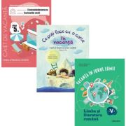 Set 3 caiete pentru vacanta de vara Limba si literatura romana clasa a 5-a - Ioana Nanu, Mihaela Daniela Cirstea, Ramona Raducanu