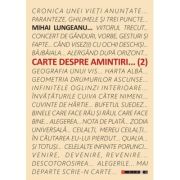 Carte despre amintiri - Mihai Lungeanu