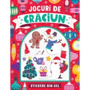 Jocuri de Craciun. Stickere din gel