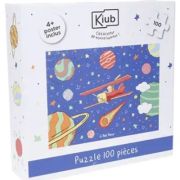 Puzzle 100 piese Le Petit Prince Enfants Planetes, Kiub