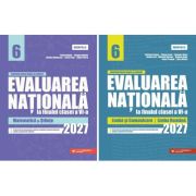 Pachet 2 carti Evaluarea Nationala 2027 clasa a 6-a: Matematica si Stiinte si Limba si comunicare, Limba romana - Bogdan Ratiu, Bogdan Antohe