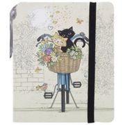 Carnet A7 cu stilou Bug Art Chats Velo, Kiub