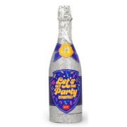 Confetti Bottle Party Popper Silver Legami