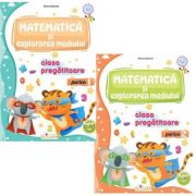 Set Matematica si explorarea mediului pentru clasa pregatitoare. Partea 1 si Partea 2 - Arina Damian