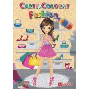 Carte de colorat. Fashion
