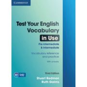 Test Your English Vocabulary in Use Pre-intermediate and Intermediate with Answers