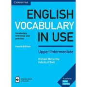 English Vocabulary in Use Upper-Intermediate 4ed Book with Answers with Enhanced interactive audio / video on Cambridge One