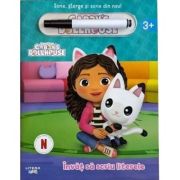 Gabby's Dolhouse. Invat sa scriu literele. Scrie, sterge si scrie din nou! (3+)