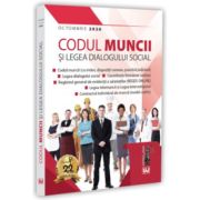 Codul muncii si Legea dialogului social - octombrie 2026. Editie tiparita pe hartie alba