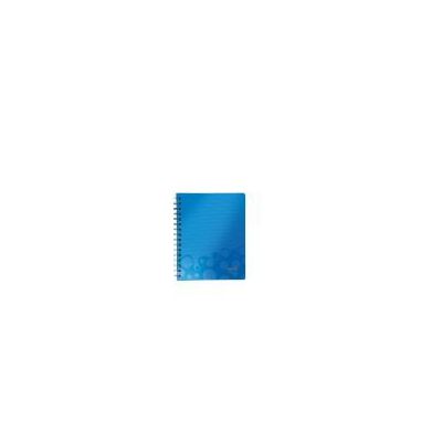Caiet de birou Leitz Bebop, A5, dictando, 80 file, albastru
