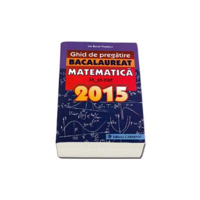 Bacalaureat Matematica M3 M_st-nat