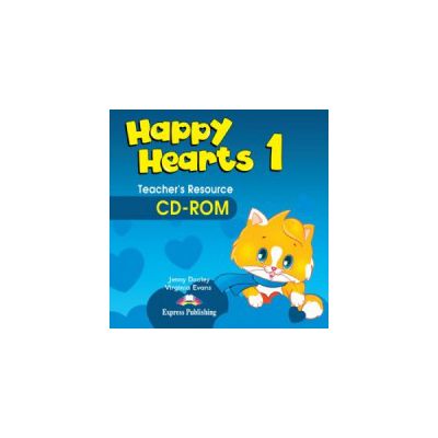 Happy Hearts 1, Teachers CD-ROM. Curs de limba engleza pentru prescolari - Jenny Dooley, Virginia Evans
