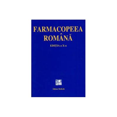 Farmacopeea romana - Editia a x-a