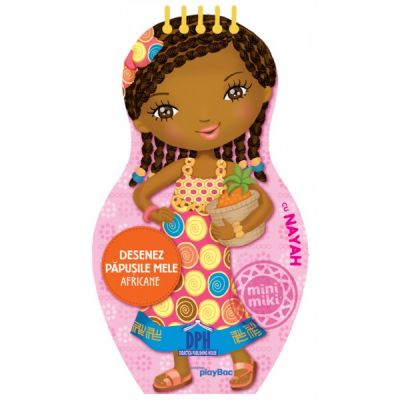 Desenez papusile mele africane cu NAYAH. Colectia MiniMiki