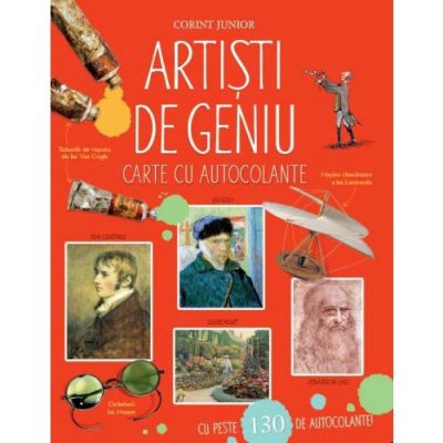Artisti de geniu. Enciclopedie cu autocolante (Megan Gullis)