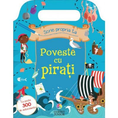 Scrie propria ta poveste cu pirati (cu peste 300 de autocolante)