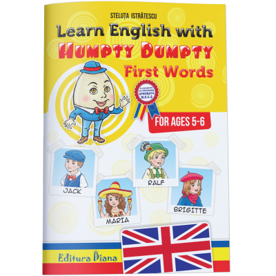Learn English with Humpty Dumpty, first words