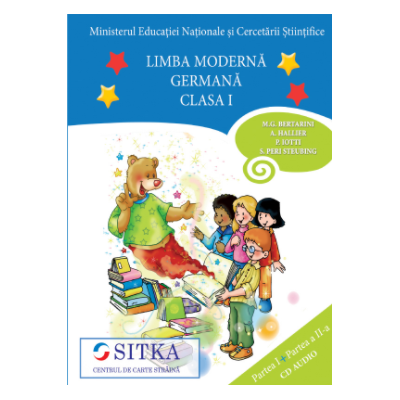 CD AUDIO pentru Limba moderna Germana, Clasa 1, Partea 1 + Partea a 2-a - M. G. Bertarini