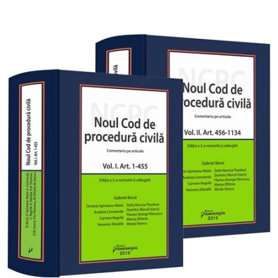 Noul Cod de procedura civila - comentariu pe articole. Editia a 2-a revizuita si adaugita