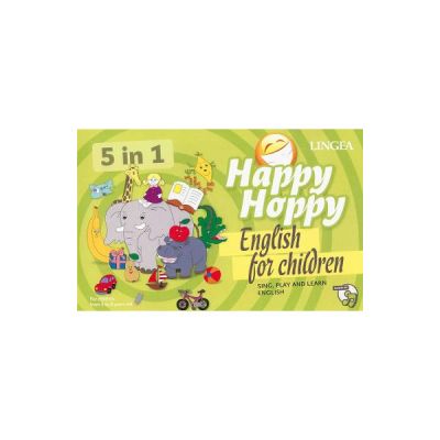 Happy Hoppy, English for children 5 in 1. Sing, play and learn english