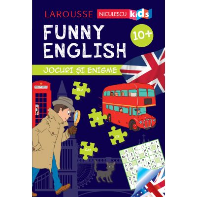 FUNNY ENGLISH. Jocuri si enigme (10+) - Sandra Lebrun