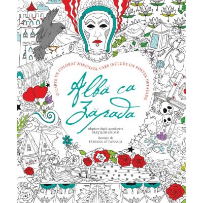 Alba ca Zapada. Carte de colorat - Fabiana Attanasio