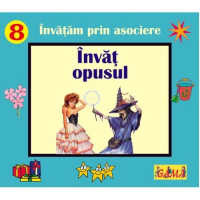 Carti pliate cu ferestre. Invatam prin asociere - Invat notiuni opuse