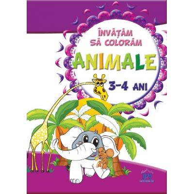 Invatam sa coloram. Animale