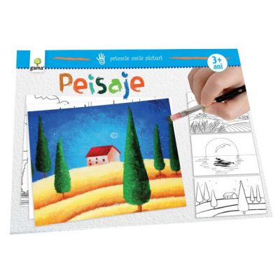 Primele mele picturi. Peisaje
