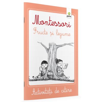 Activitati de citire Montessori - Legume si fructe
