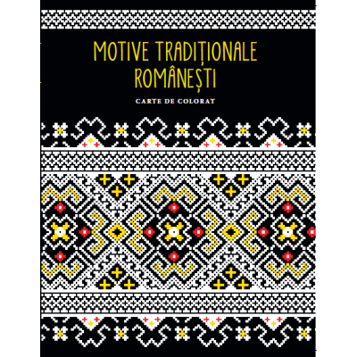 Motive traditionale romanesti. Carte de colorat