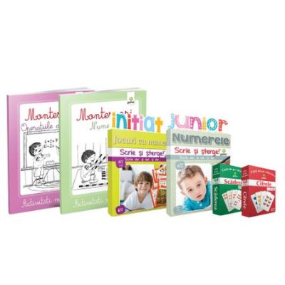 Set de carti - Abilitati matematice, 4-6 ani