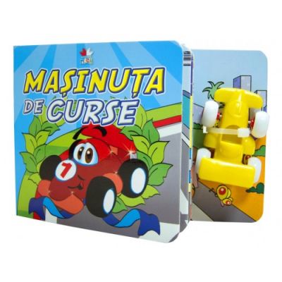 Masinuta de curse - Carte cu jucarie