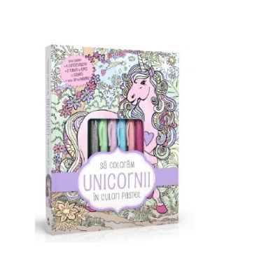 Sa Coloram Unicorni In Culori Pastel 4 Carioci Pastel 2 Tuburi