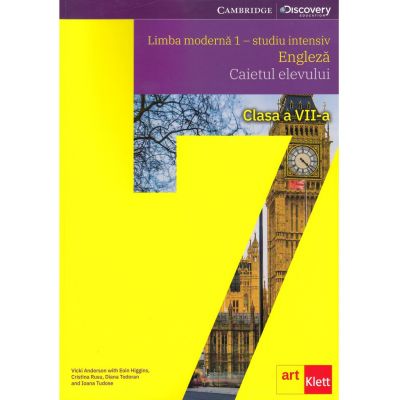 Limba moderna 1 - studiu intensiv. Engleza. Caietul elevului. Clasa a VII-a. EYES OPEN 2. WORKBOOK - Vicki Anderson, Eoin Higgins, Cristina Rusu, Ioana Tudose, Diana Tudoran Limba moderna 1 - studiu intensiv. Engleza. Caietul elevului. Clasa a VII-a. EYES OPEN 2. WORKBOOK - Vicki Anderson, Eoin Higgins, Cristina Rusu, Ioana Tudose, Diana Tudoran