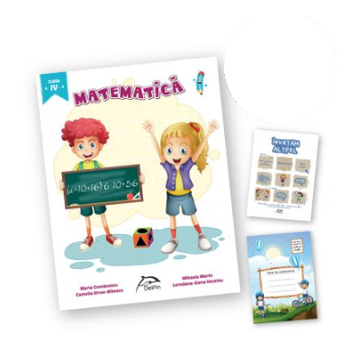 Matematica, clasa a IV-a + carte cadou „Invatam altfel” + caiet matematica oferit gratuit