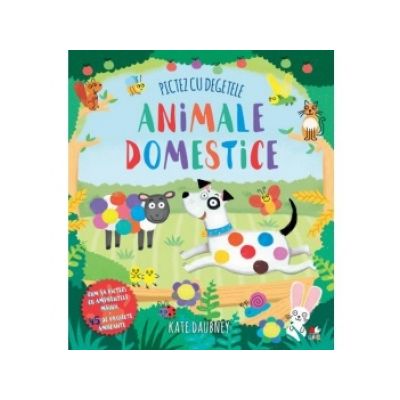 Pictez cu degetele. Animale domestice