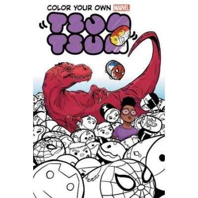 Color Your Own Marvel Tsum Tsum - David Baldeon