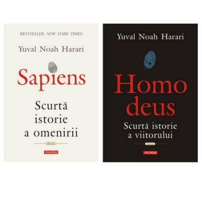 Pachet de autor Yuval Noah Harari - 2 volume: Sapiens si Homo Deus, Ed. Polirom