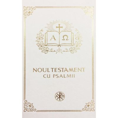 Noul Testament cu Psalmii, format 053 alb simplu